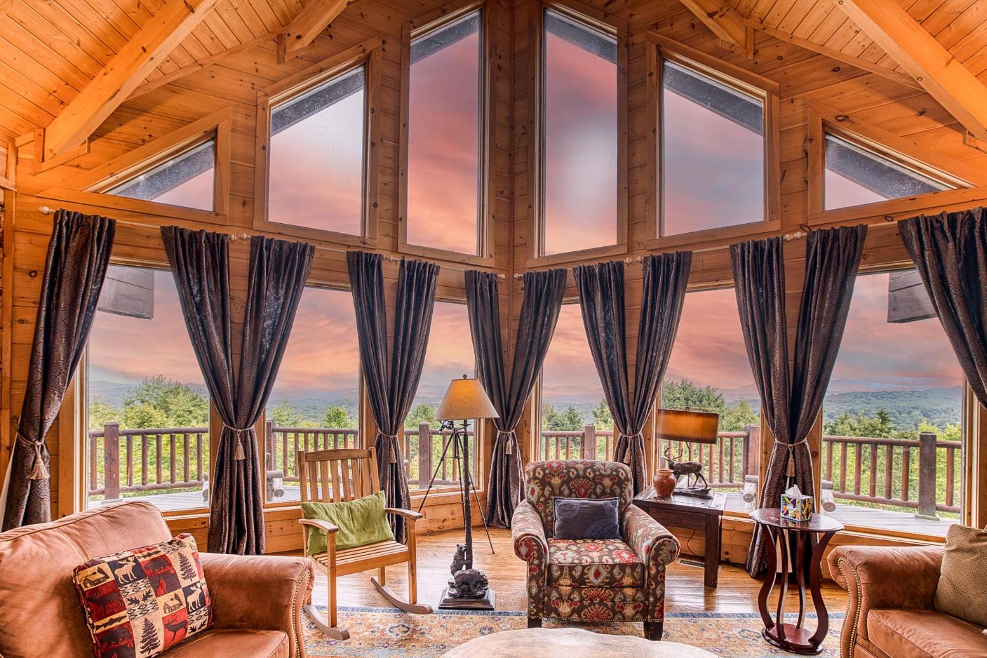Sky High Lodge By Bk Stays. Large Cabin. Amazing Views. Game Room. Jacuzzi. Six Bedrooms. Sleeps 12 Blue Ridge Buitenkant foto
