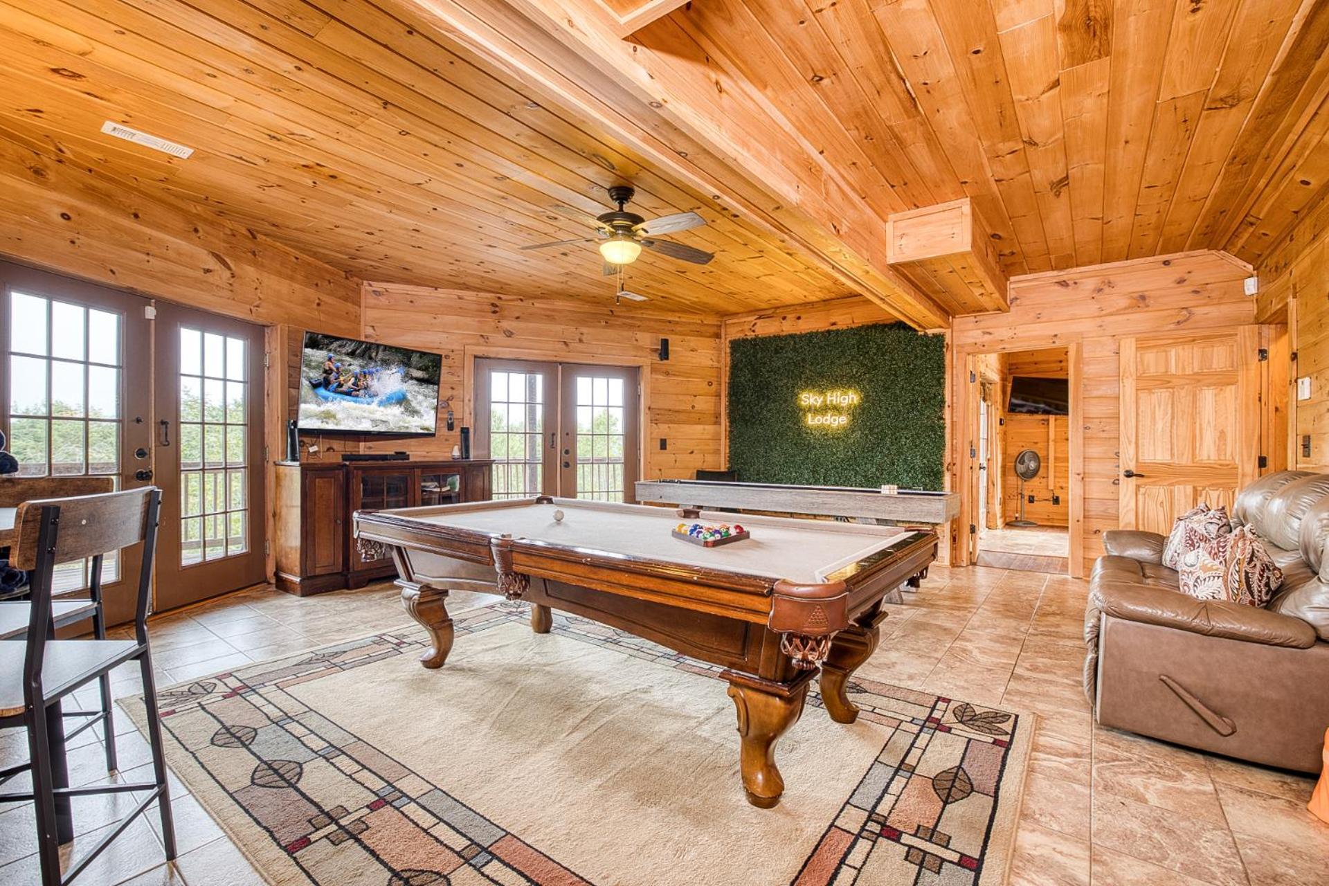 Sky High Lodge By Bk Stays. Large Cabin. Amazing Views. Game Room. Jacuzzi. Six Bedrooms. Sleeps 12 Blue Ridge Buitenkant foto