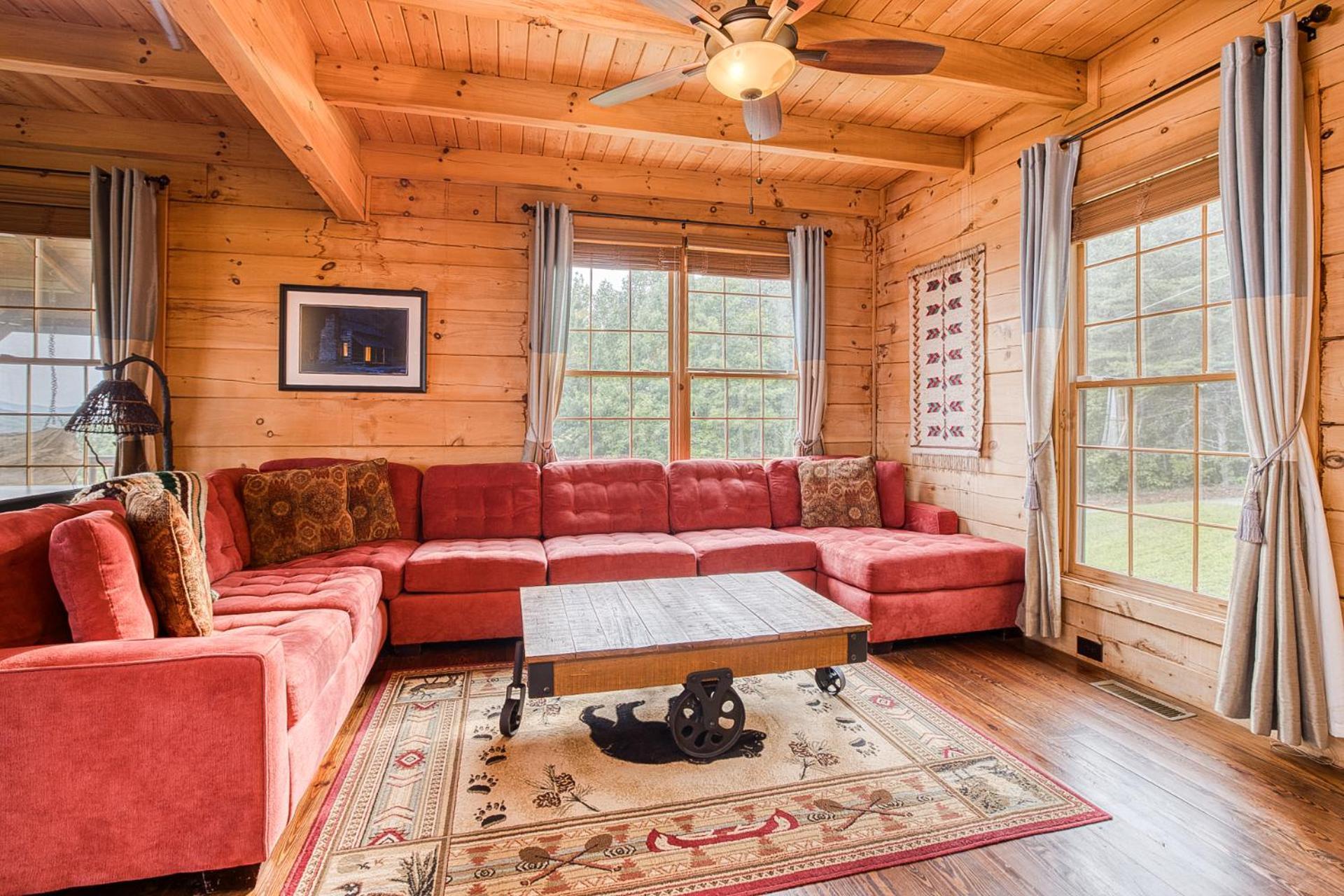 Sky High Lodge By Bk Stays. Large Cabin. Amazing Views. Game Room. Jacuzzi. Six Bedrooms. Sleeps 12 Blue Ridge Buitenkant foto